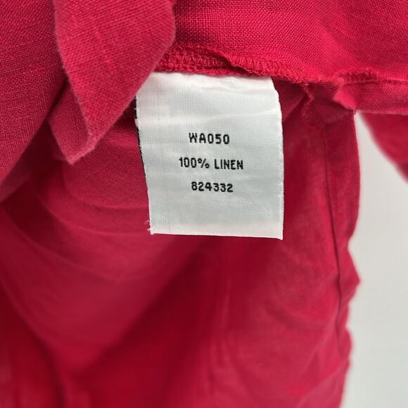 Boden Women's Linen Button Down Tunic - Raspberry - UK 14 or US 10 - Picture 5 of 7
